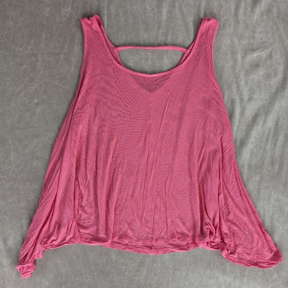 Juicy Couture All Over Glitter Tank Top! Size XL!